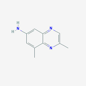 B026521 2,8-Dimethylquinoxalin-6-amine CAS No. 103139-95-3