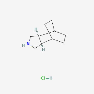 rac-(1R,2R,6S,7S)-4-Azatricyclo[5.2.2.0~2,6~]undecane hydrochloride