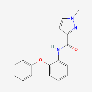 1-methyl-N-(2-phenoxyphenyl)-1H-pyrazole-3-carboxamide