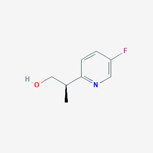 molecular formula C8H10FNO B2652160 (2R)-2-(5-Fluoropyridin-2-yl)propan-1-ol CAS No. 2248200-78-2