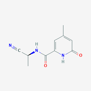 N-[(1S)-1-Cyanoethyl]-4-methyl-6-oxo-1H-pyridine-2-carboxamide