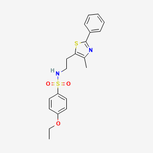 4-ethoxy-N-(2-(4-methyl-2-phenylthiazol-5-yl)ethyl)benzenesulfonamide