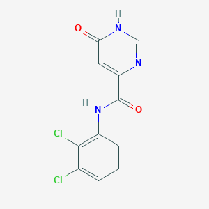 molecular formula C11H7Cl2N3O2 B2652189 N-(2,3-dichlorophenyl)-6-hydroxypyrimidine-4-carboxamide CAS No. 2034360-84-2
