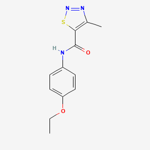 N-(4-ethoxyphenyl)-4-methyl-1,2,3-thiadiazole-5-carboxamide