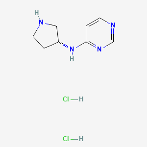 N-[(3R)-Pyrrolidin-3-yl]pyrimidin-4-amine dihydrochloride