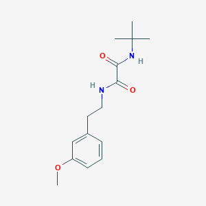 molecular formula C15H22N2O3 B2652267 N1-(tert-butyl)-N2-(3-methoxyphenethyl)oxalamide CAS No. 920373-92-8