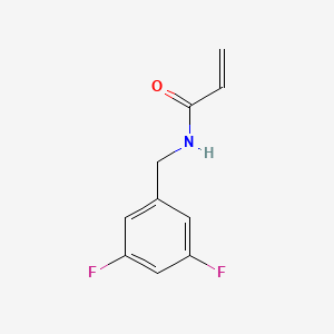 molecular formula C10H9F2NO B2652287 N-[(3,5-difluorophenyl)methyl]prop-2-enamide CAS No. 2286569-01-3