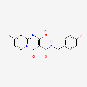N-(4-fluorobenzyl)-2-hydroxy-8-methyl-4-oxo-4H-pyrido[1,2-a]pyrimidine-3-carboxamide