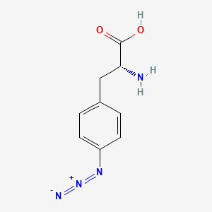 molecular formula C9H10N4O2 B2652313 (2R)-2-氨基-3-(4-叠氮基苯基)丙酸 CAS No. 1241681-80-0