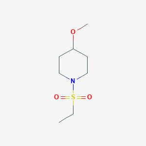 molecular formula C8H17NO3S B2652326 1-(乙磺酰基)-4-甲氧基哌啶 CAS No. 1235084-95-3