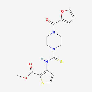 Methyl 3-({[4-(2-furoyl)piperazin-1-yl]carbonothioyl}amino)thiophene-2-carboxylate