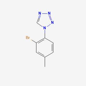 molecular formula C8H7BrN4 B2652390 1-(2-bromo-4-methylphenyl)-1H-tetrazole CAS No. 332859-82-2