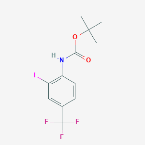 Tert-butyl 2-iodo-4-(trifluoromethyl)phenylcarbamate