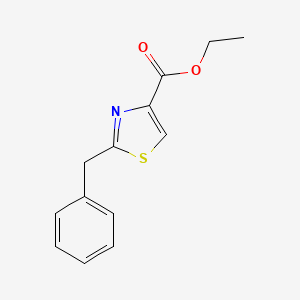 molecular formula C13H13NO2S B2652425 2-苯甲硫唑-4-羧酸乙酯 CAS No. 83553-49-5