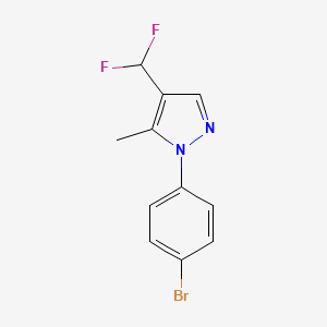 1-(4-Bromophenyl)-4-(difluoromethyl)-5-methylpyrazole
