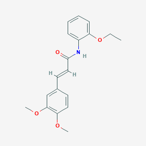 molecular formula C19H21NO4 B2652453 (2E)-3-(3,4-dimethoxyphenyl)-N-(2-ethoxyphenyl)prop-2-enamide CAS No. 546070-28-4