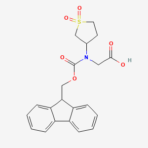 2-[(1,1-dioxo-1lambda6-thiolan-3-yl)[(9H-fluoren-9-ylmethoxy)carbonyl]amino]acetic acid