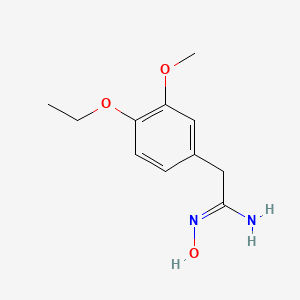 2-(4-Ethoxy-3-methoxyphenyl)-N'-hydroxyethanimidamide