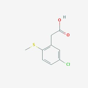2-(5-Chloro-2-methylsulfanylphenyl)acetic acid