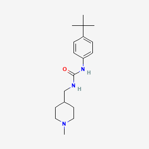 1-(4-tert-butylphenyl)-3-[(1-methylpiperidin-4-yl)methyl]urea