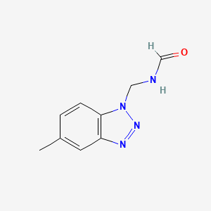 N-[(5-Methyl-1H-1,2,3-benzotriazol-1-yl)methyl]formamide