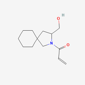 1-[3-(Hydroxymethyl)-2-azaspiro[4.5]decan-2-yl]prop-2-en-1-one