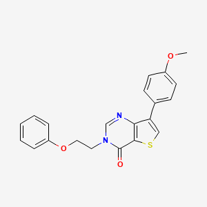 7-(4-methoxyphenyl)-3-(2-phenoxyethyl)thieno[3,2-d]pyrimidin-4(3H)-one