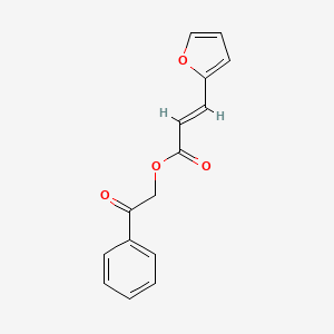 (E)-2-oxo-2-phenylethyl 3-(furan-2-yl)acrylate