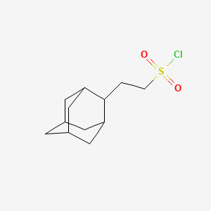 molecular formula C12H19ClO2S B2652629 2-(Adamantan-2-yl)ethane-1-sulfonyl chloride CAS No. 1781686-68-7