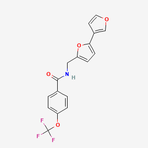 N-([2,3'-bifuran]-5-ylmethyl)-4-(trifluoromethoxy)benzamide