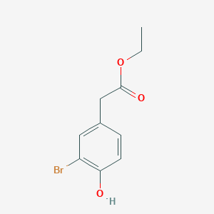 molecular formula C10H11BrO3 B2652665 2-(3-溴-4-羟基苯基)乙酸乙酯 CAS No. 29121-25-3