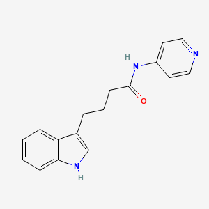molecular formula C17H17N3O B2652672 4-(1H-吲哚-3-基)-N-(吡啶-4-基)丁酰胺 CAS No. 221188-54-1