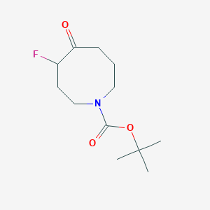 molecular formula C12H20FNO3 B2652804 叔丁基4-氟-5-氧代氮杂环己烷-1-羧酸酯 CAS No. 2551120-62-6