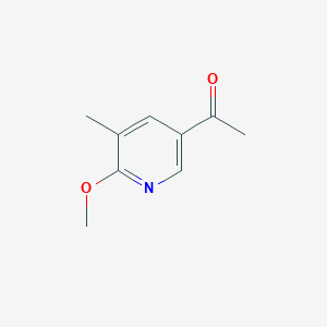 molecular formula C9H11NO2 B2652805 1-(6-甲氧基-5-甲基吡啶-3-基)乙酮 CAS No. 2228776-93-8
