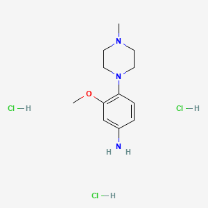 3-Methoxy-4-(4-methylpiperazin-1-yl)aniline trihydrochloride