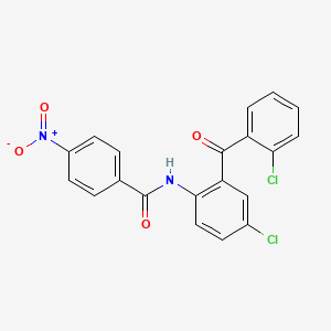 N-[4-chloro-2-(2-chlorobenzoyl)phenyl]-4-nitrobenzamide