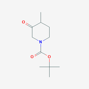 molecular formula C11H19NO3 B2652883 叔丁基4-甲基-3-氧代哌啶-1-羧酸酯 CAS No. 374794-77-1