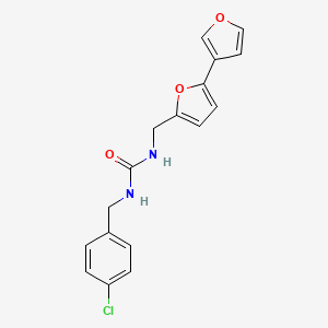 1-([2,3'-Bifuran]-5-ylmethyl)-3-(4-chlorobenzyl)urea