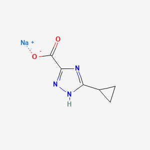 sodium 3-cyclopropyl-1H-1,2,4-triazole-5-carboxylate