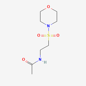molecular formula C8H16N2O4S B2653079 N-[2-(morpholine-4-sulfonyl)ethyl]acetamide CAS No. 1216498-81-5