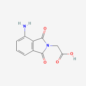molecular formula C10H8N2O4 B2653090 (4-Amino-1,3-dioxo-1,3-dihydro-isoindol-2-yl)-acetic acid CAS No. 10133-86-5