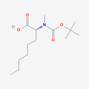 molecular formula C14H27NO4 B2653235 Boc-D-Me2Aoc-OH CAS No. 1070433-30-5