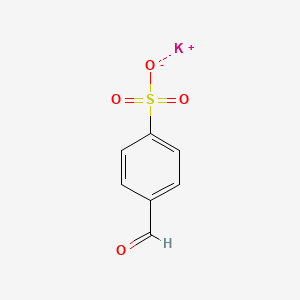 molecular formula C7H5KO4S B2653238 Potassium;4-formylbenzenesulfonate CAS No. 54110-22-4