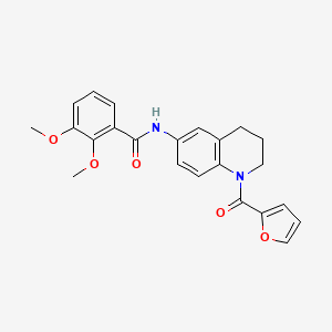 B2653295 N-[1-(furan-2-carbonyl)-3,4-dihydro-2H-quinolin-6-yl]-2,3-dimethoxybenzamide CAS No. 946288-86-4