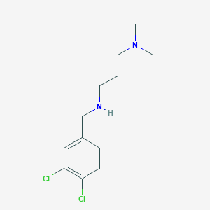 molecular formula C12H18Cl2N2 B2653303 [(3,4-Dichlorophenyl)methyl][3-(dimethylamino)propyl]amine CAS No. 892563-66-5