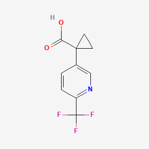 1-[6-(Trifluoromethyl)-3-pyridyl]cyclopropanecarboxylic acid