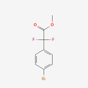 molecular formula C9H7BrF2O2 B2653315 Methyl 2-(4-bromophenyl)-2,2-difluoroacetate CAS No. 1022155-94-7