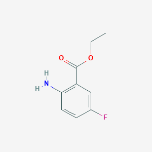 molecular formula C9H10FNO2 B2653325 Ethyl 2-amino-5-fluorobenzoate CAS No. 319-24-4; 391-93-5