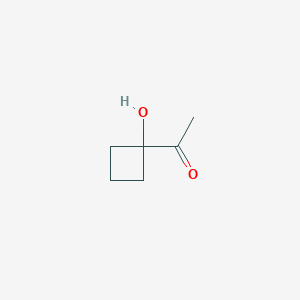 molecular formula C6H10O2 B2653398 1-(1-Hydroxycyclobutyl)ethan-1-one CAS No. 1895467-08-9