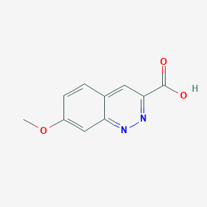 molecular formula C10H8N2O3 B2653413 7-甲氧基噌啉-3-羧酸 CAS No. 929975-18-8